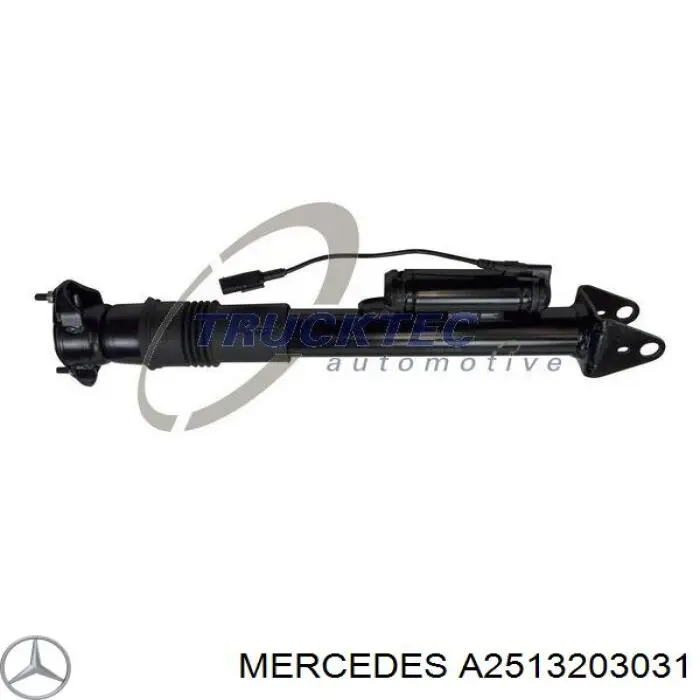 A2513201931 Mercedes amortiguador trasero