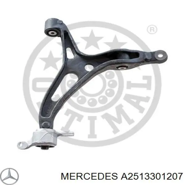 Brazo inferior derecho de la suspensión delantera 0160500092 Meyle