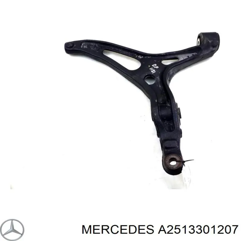 A2513301207 Mercedes barra oscilante, suspensión de ruedas delantera, inferior derecha