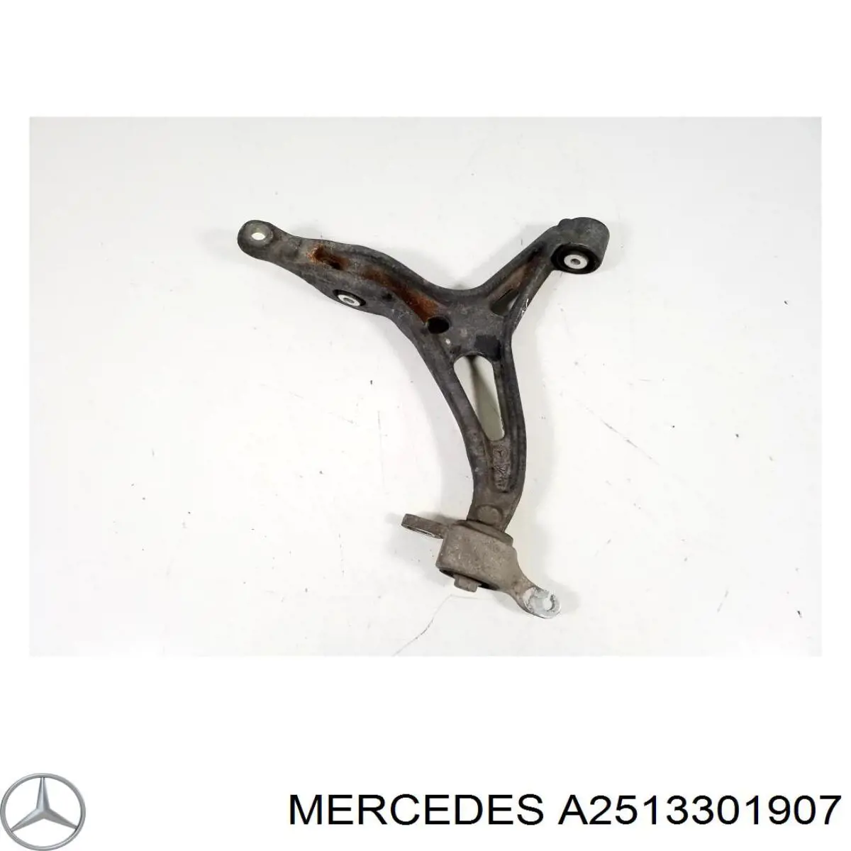 A2513301907 Mercedes barra oscilante, suspensión de ruedas delantera, inferior izquierda