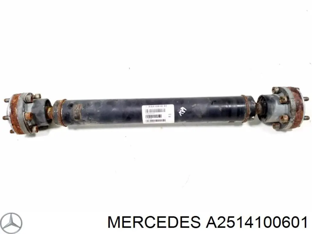 A2514100601 Mercedes árbol cardán, eje delantero