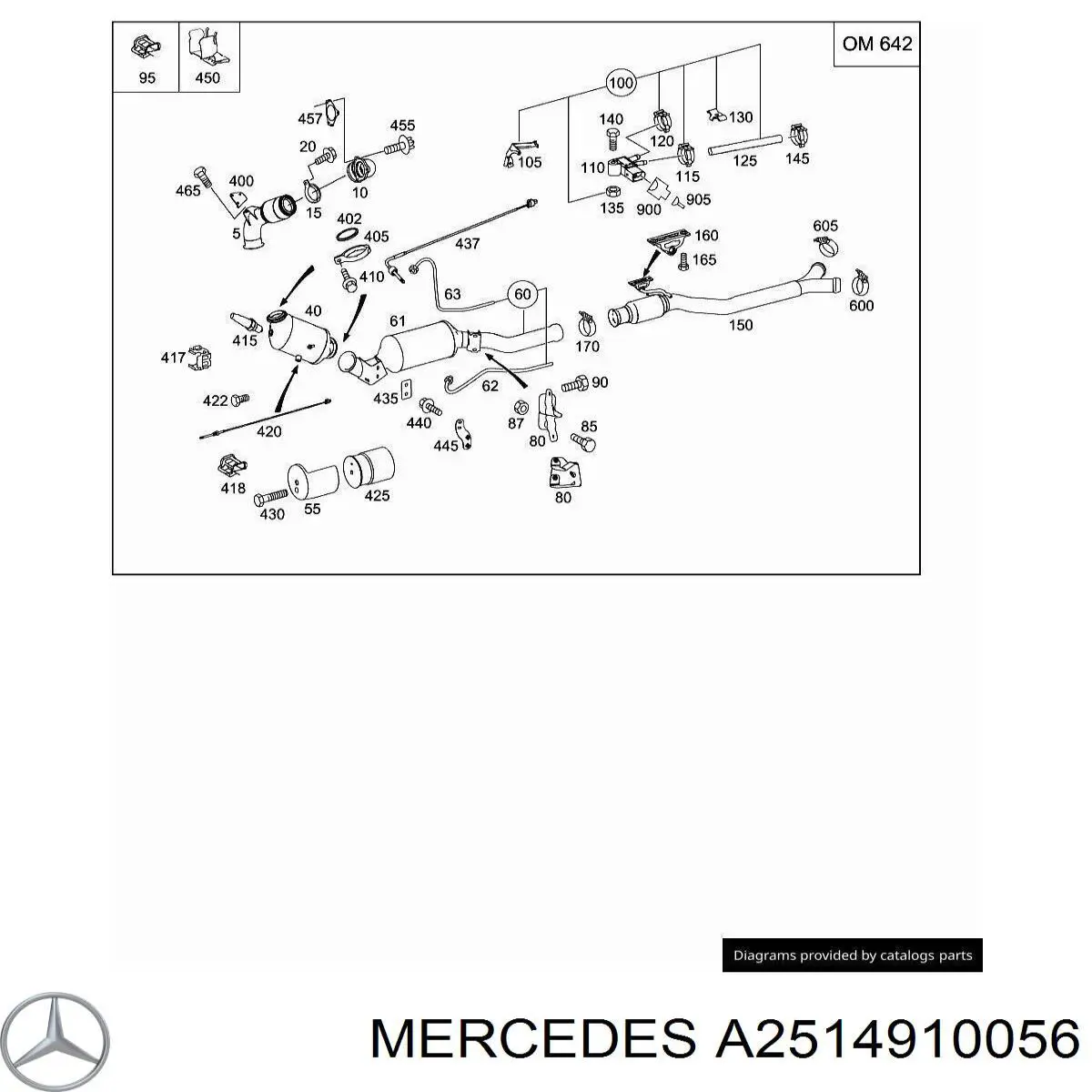  Mercedes A2514910056 precio, desde 90,02 EUR
