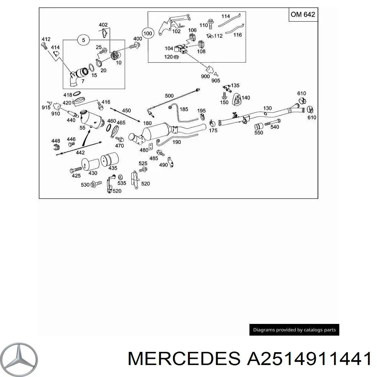  Mercedes A2514911441 precio, desde 37,03 EUR