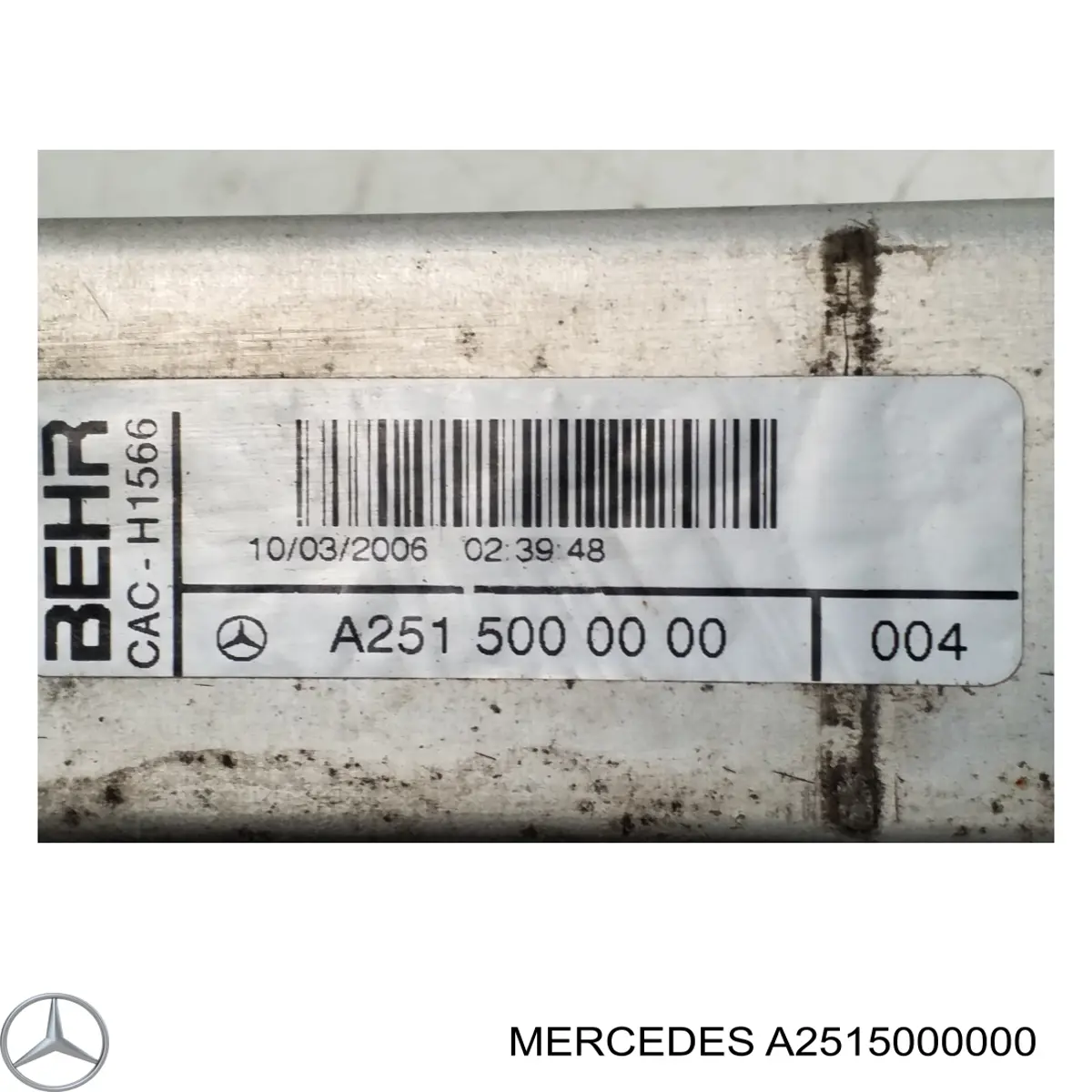 Radiador de aire de admisión Mercedes A2515000000 precio, desde 88,57 EUR