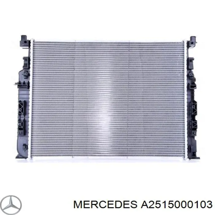 A2515000103 Mercedes radiador