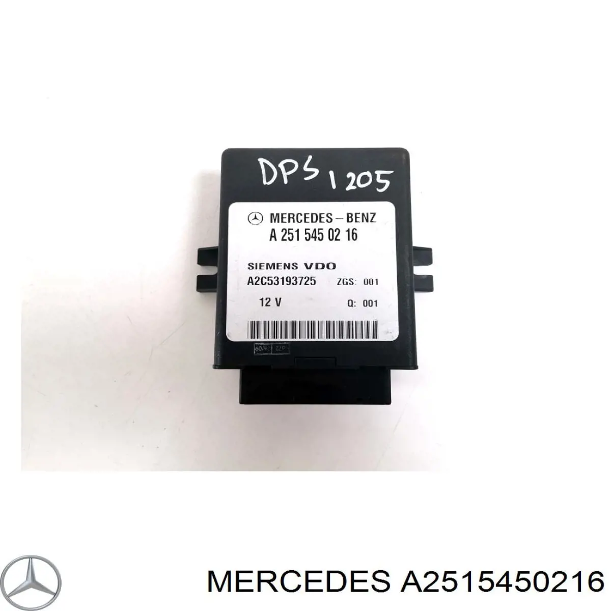 Comprar A2515450216 Mercedes Módulo de suspensión neumática