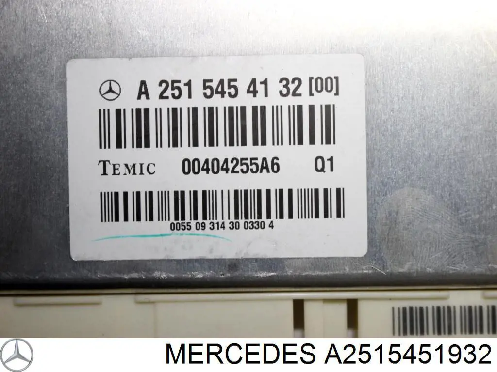 A2515454232 Mercedes unidad de control, suspensión neumática