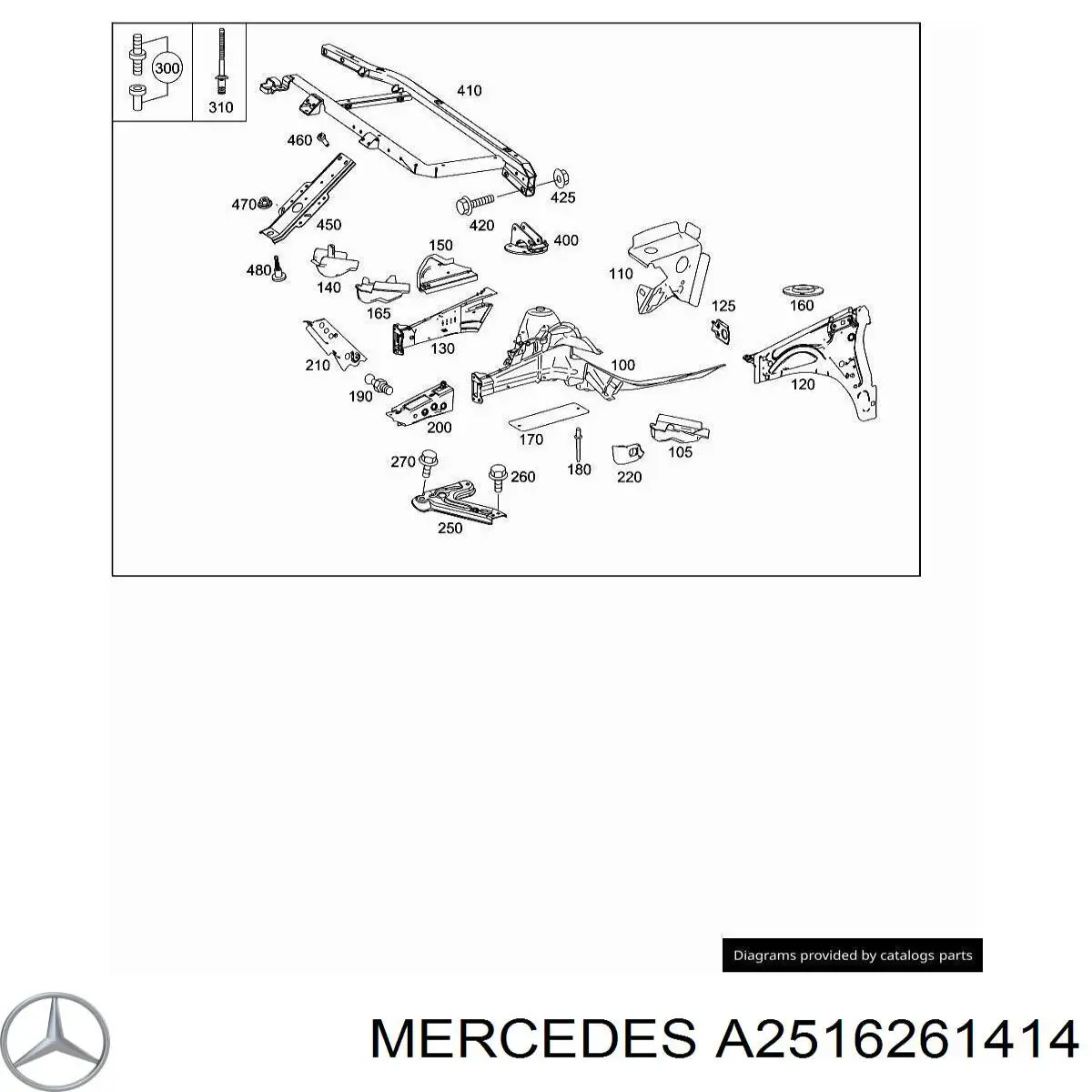  Mercedes A2516261414 precio, desde 8,38 EUR