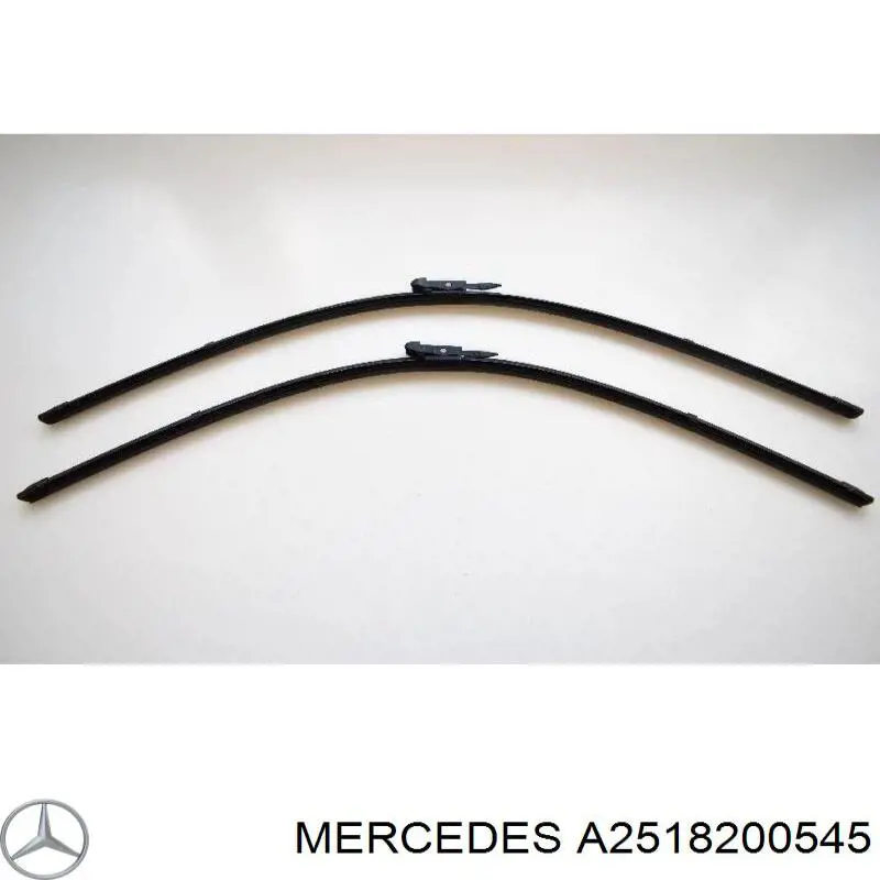 Limpiaparabrisas delanteras A2518200545 Mercedes