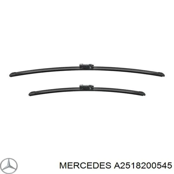 Escobillas delanteras Mercedes A2518200545 precio, desde 47,64 EUR