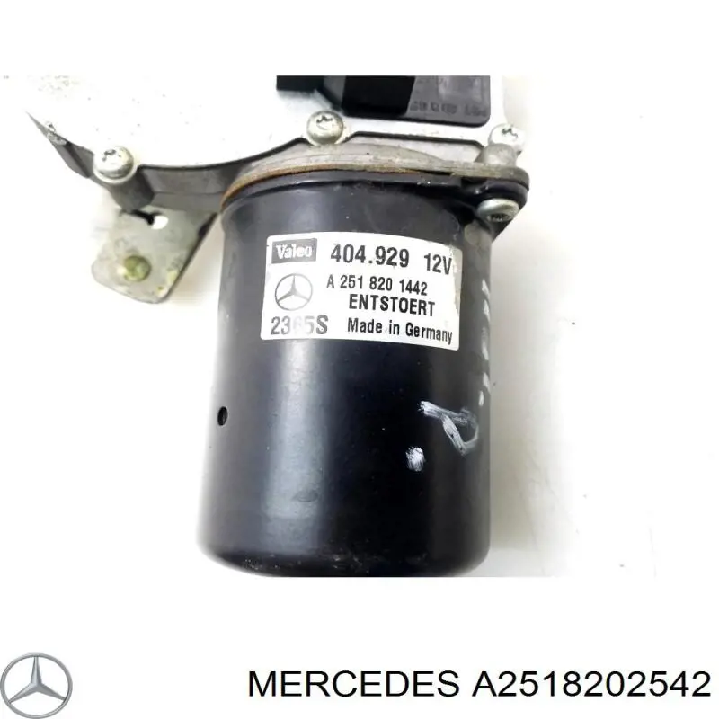  Motor limpiaparabrisas Mercedes R 