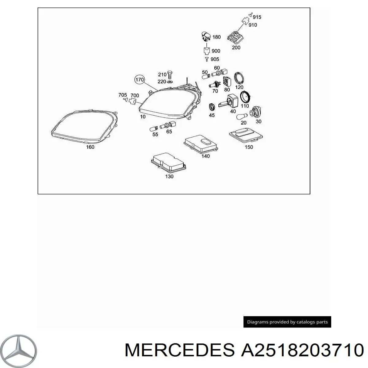  A2518203710 Mercedes