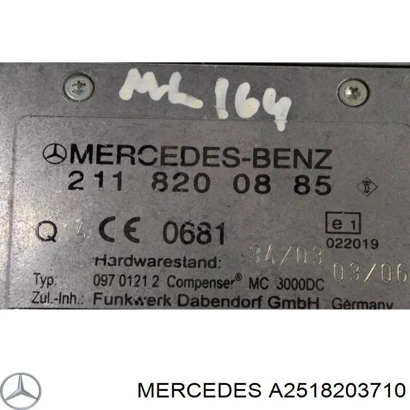 Comprar A2518203710 Mercedes 