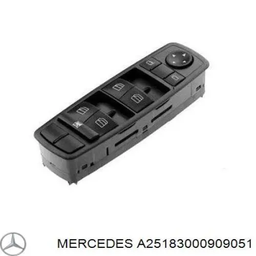 Unidad de control de elevalunas delantera izquierda Mercedes A25183000909051 precio, desde 61,26 EUR