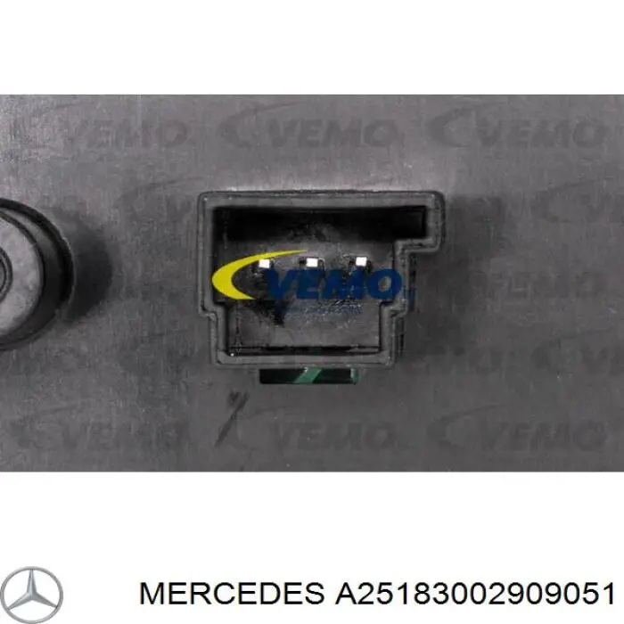 25183002909051 Mercedes interruptor de elevalunas delantera izquierda