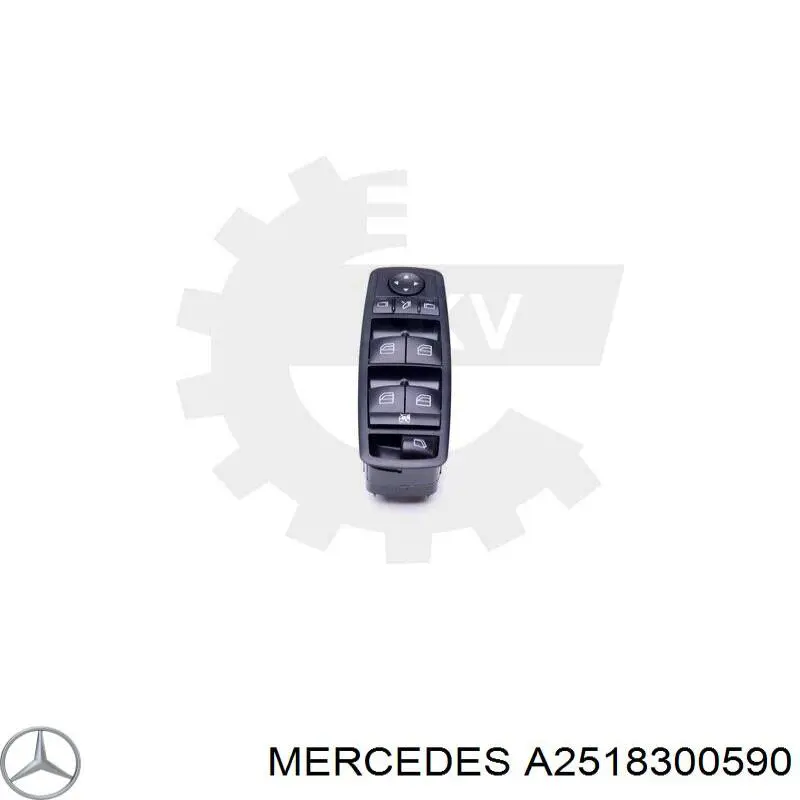 Unidad de control de elevalunas delantera izquierda Mercedes A2518300590 precio, desde 55,80 EUR
