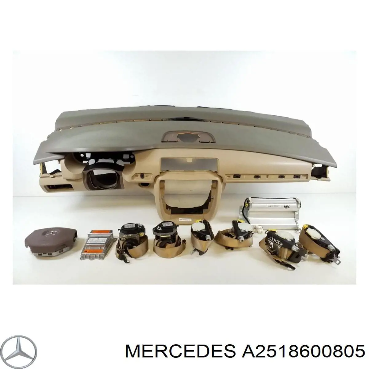 Bolsa de aire para pasajero Mercedes A2518600805 precio, desde 110,35 EUR