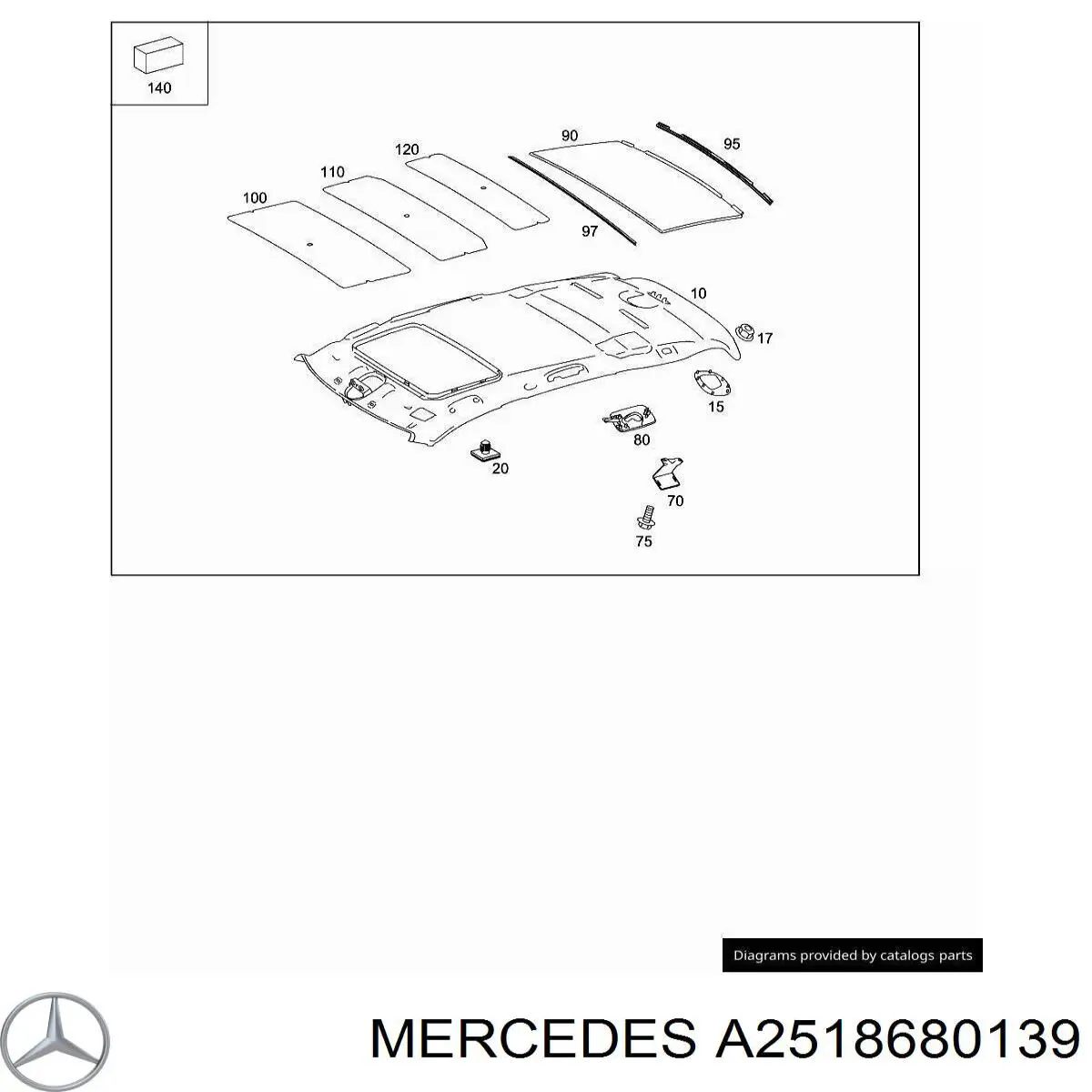  Mercedes A25186801397E94 precio, desde 23,90 EUR