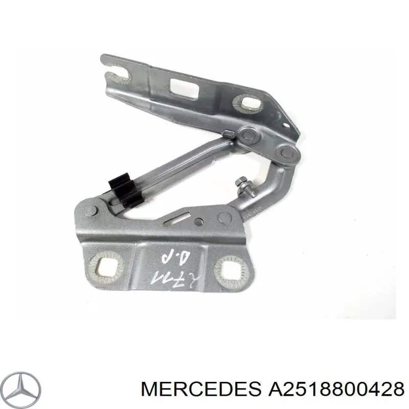 Bisagra derecha del capó A2518800428 Mercedes