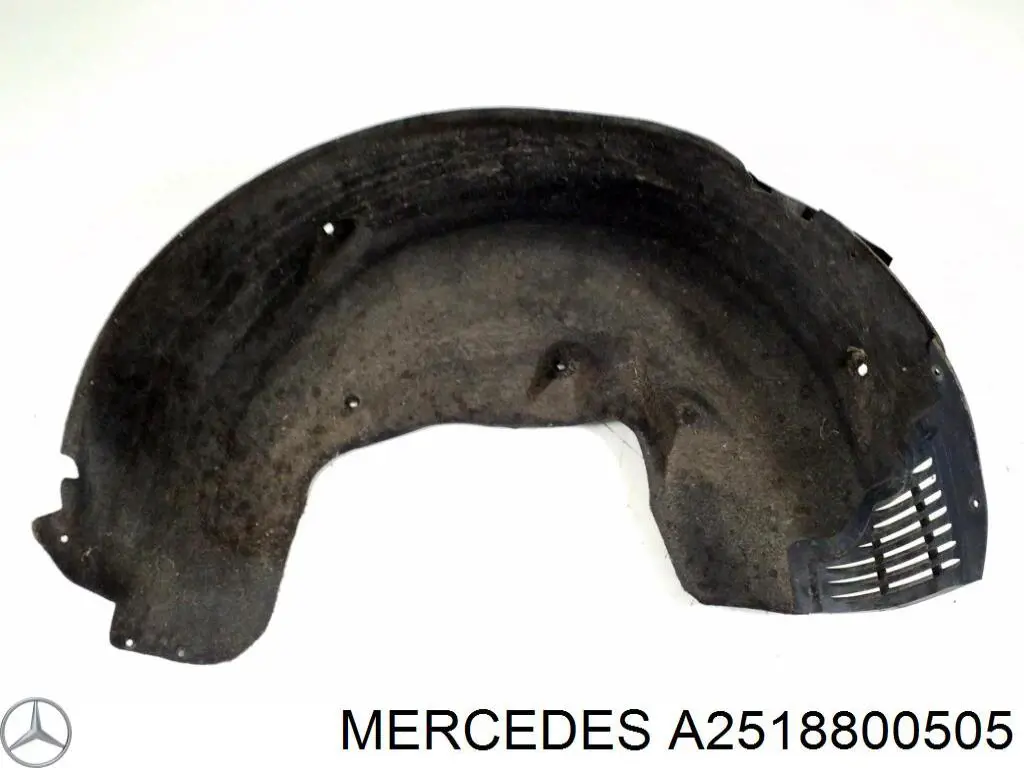 Revestimiento, pasarrueda trasera, izquierdo para Mercedes R (W251)