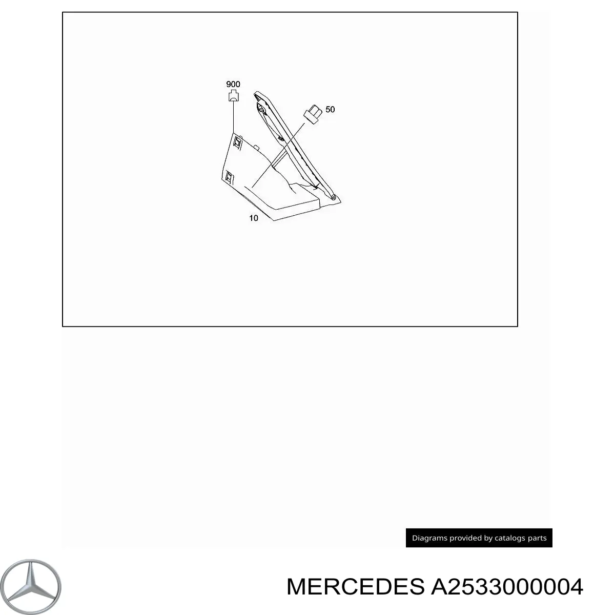 A2533000004 Mercedes Pedal de aceleracion