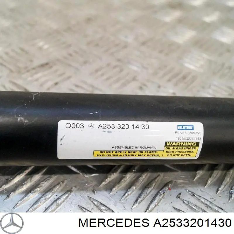 Amortiguador trasero A2533201430 Mercedes