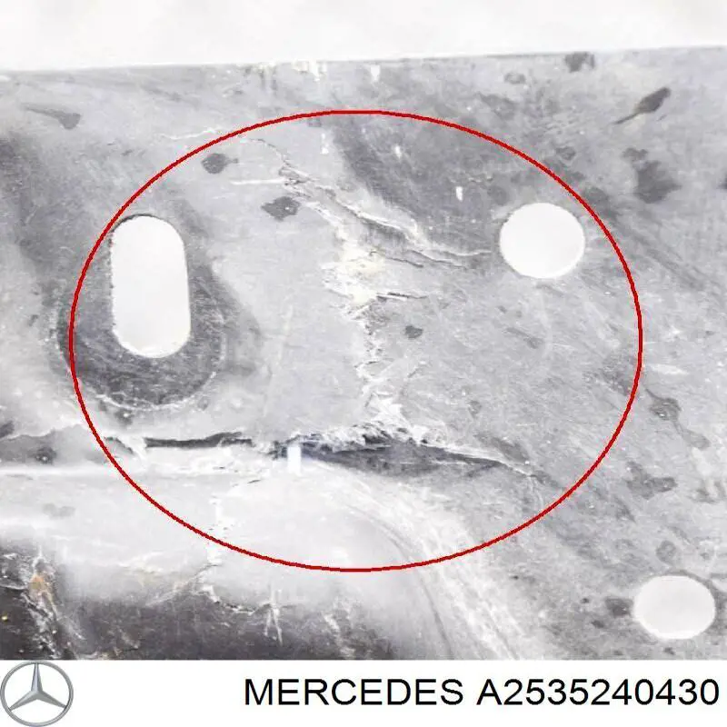 Comprar A2535240430 Mercedes Protección trasera del motor