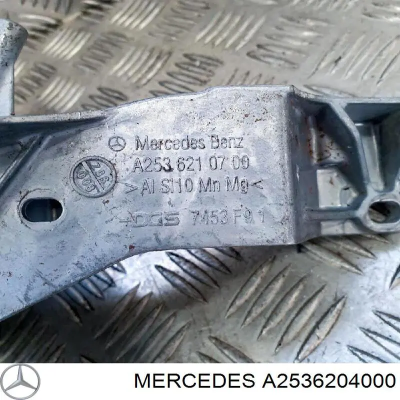 A253620400069 Mercedes soporte del panel frontal derecho