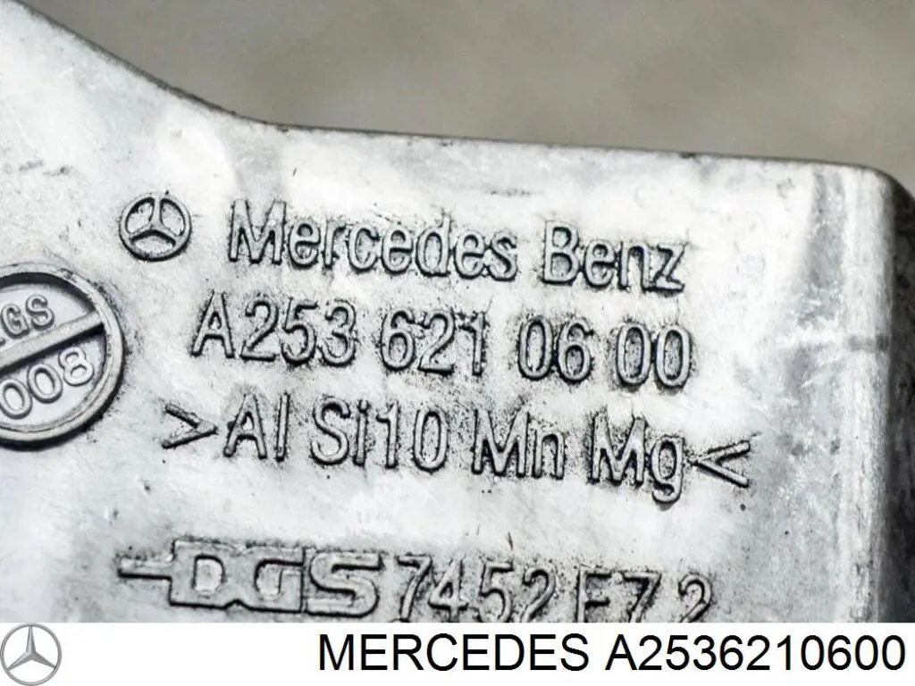 Soporte de panel frontal derecho A2536210600 Mercedes