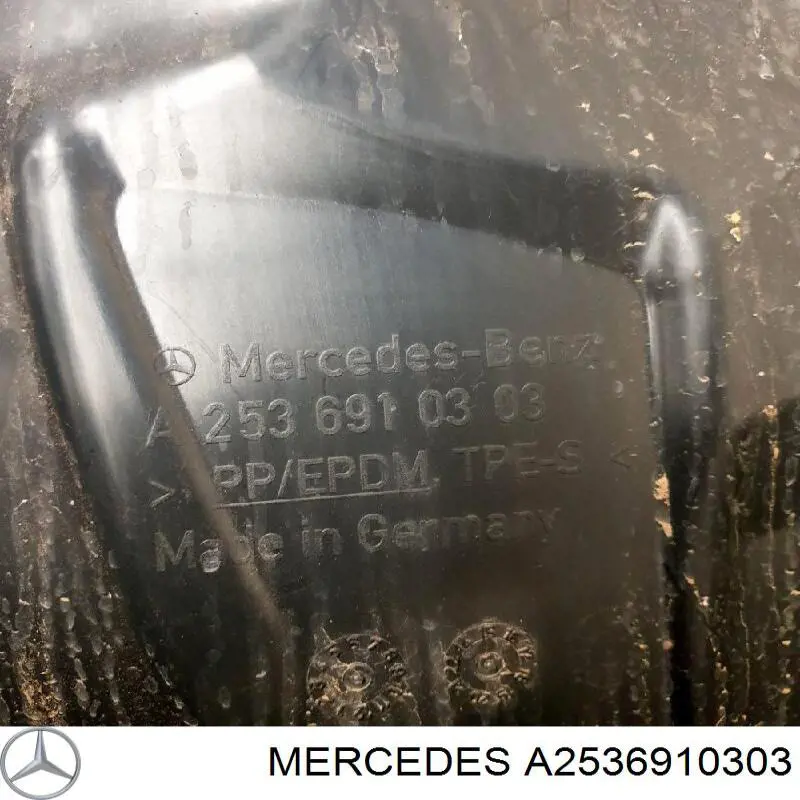 Guardabarros interior, aleta delantera, izquierdo trasero Mercedes GLC (C253)