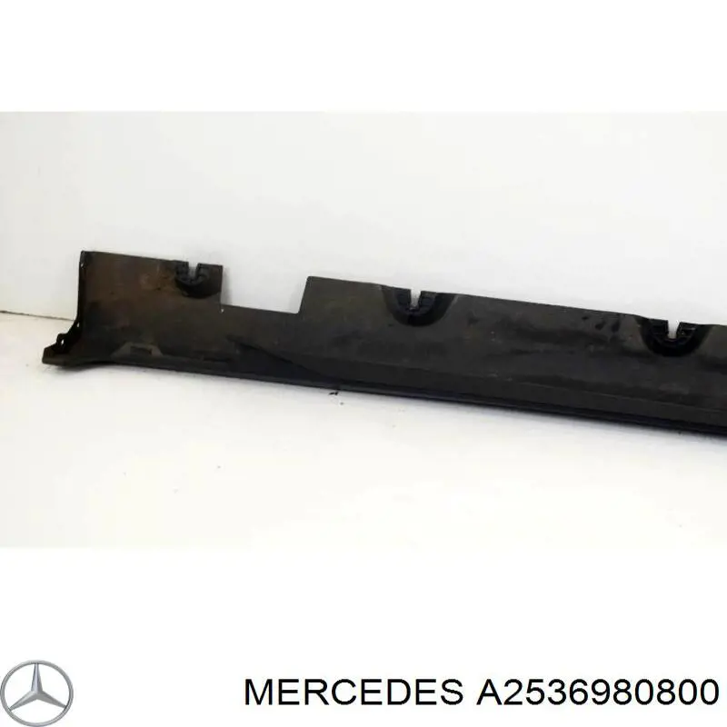 Moldura exterior derecha del umbral Mercedes A2536980800 precio, desde 210,54 EUR