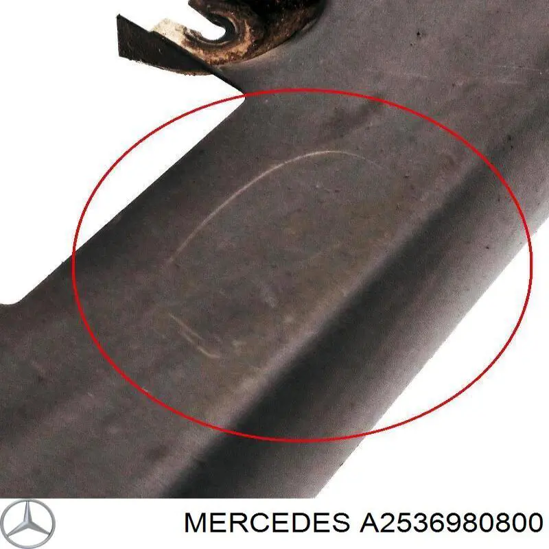Comprar A2536980800 Mercedes Moldura exterior derecha del umbral