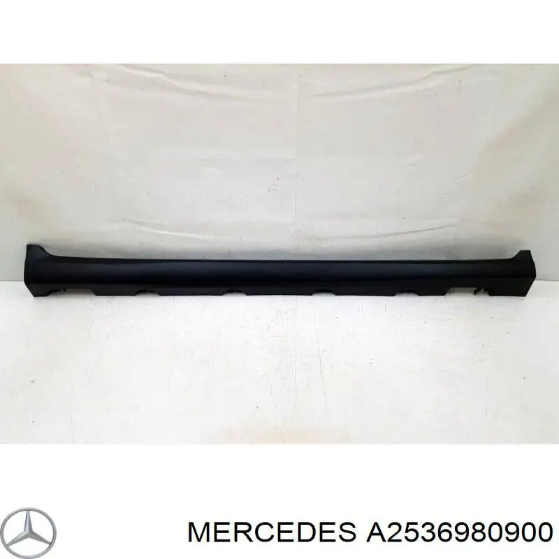 Moldura exterior izquierda del umbral Mercedes A2536980900 precio, desde 78,41 EUR