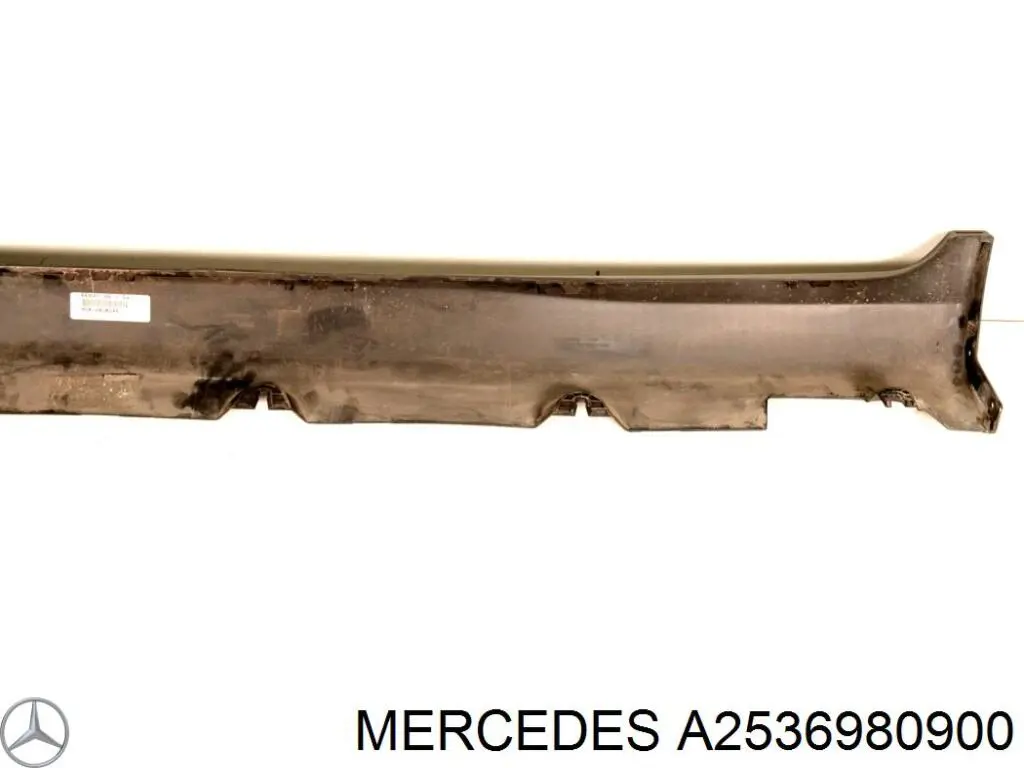 Moldura de umbral exterior izquierda A2536980900 Mercedes