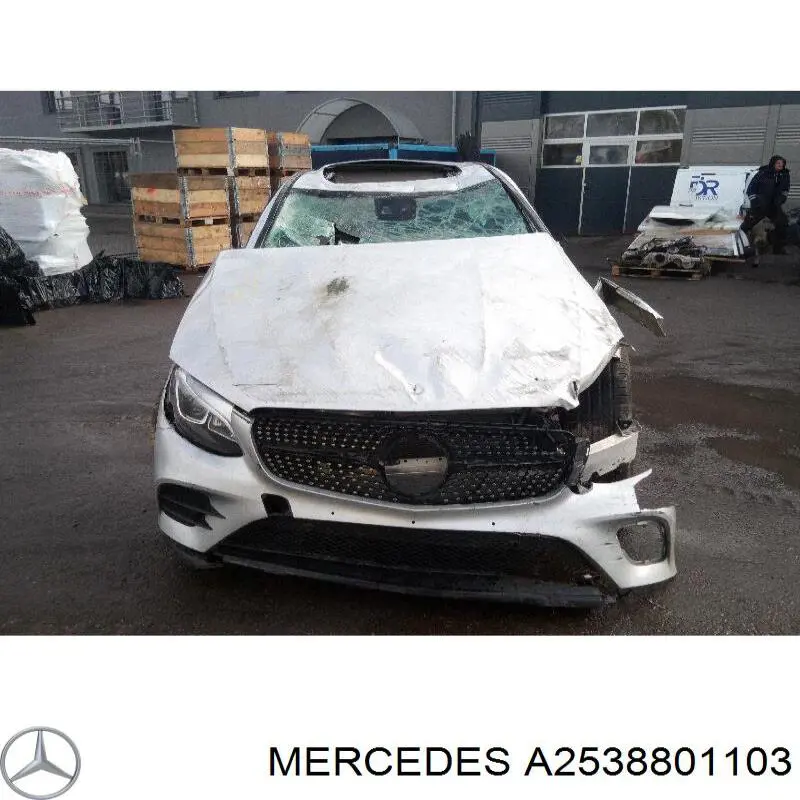 Soporte de parachoques trasero izquierdo Mercedes A2538801103