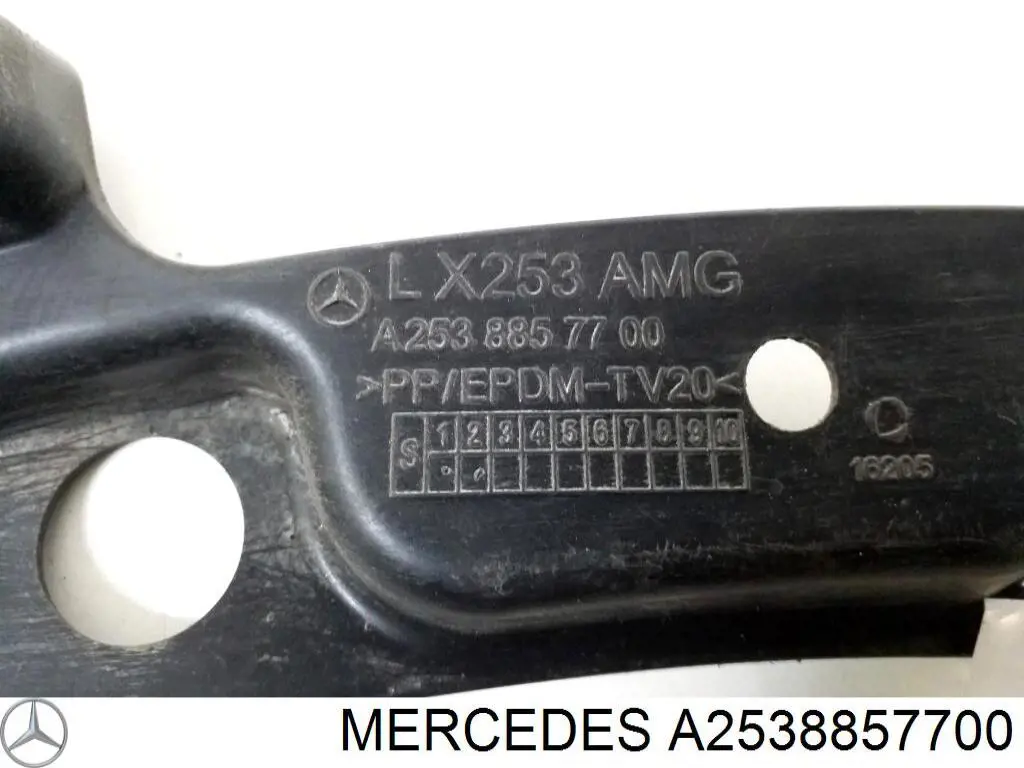 Soporte de parachoques delantero izquierdo Mercedes A2538857700 precio, desde 5,84 EUR