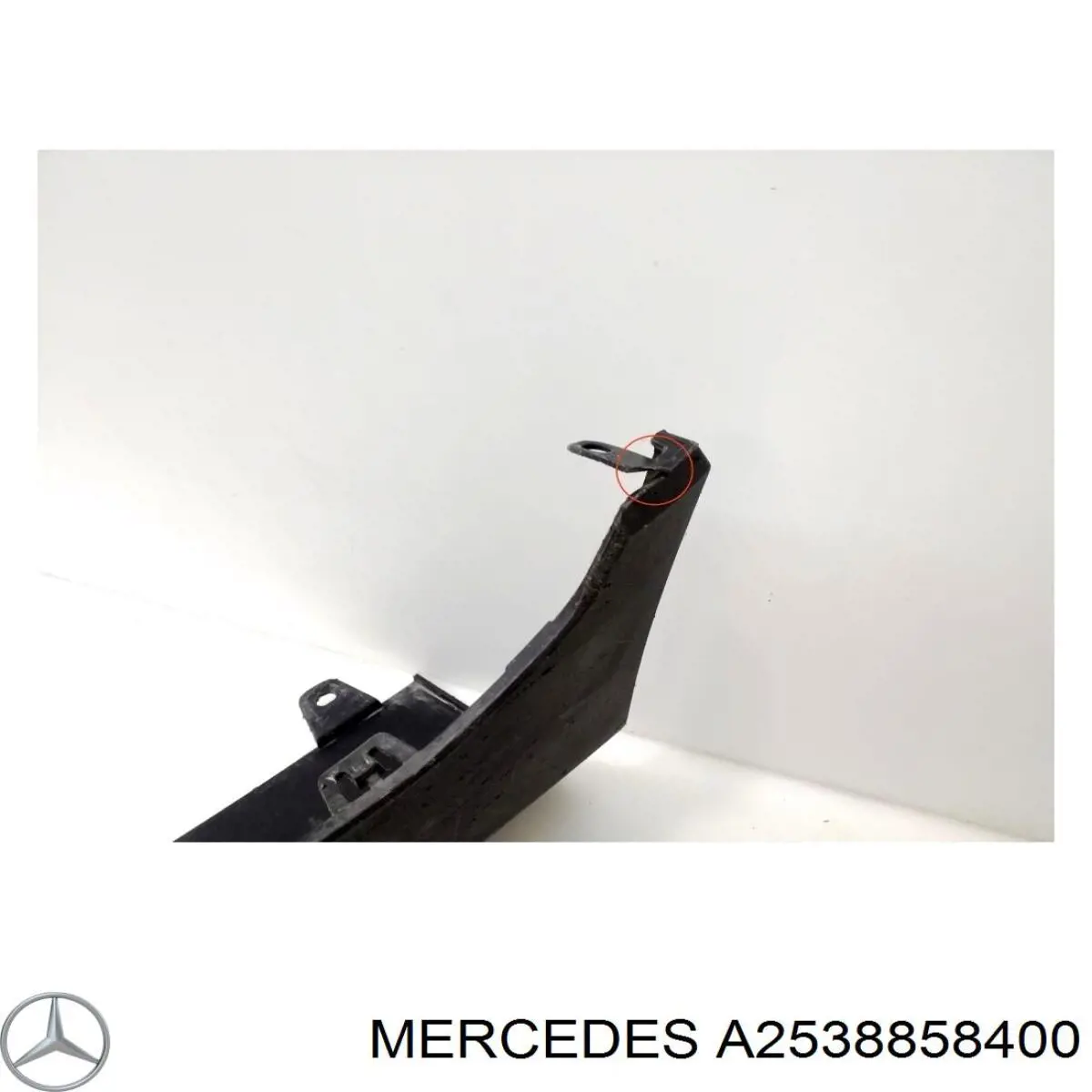 A2538858400 Mercedes Parachoques trasero, parte inferior