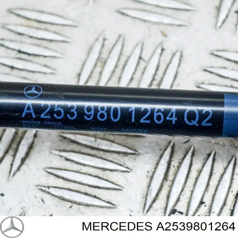 Amortiguador de capó derecho A2539801264 Mercedes