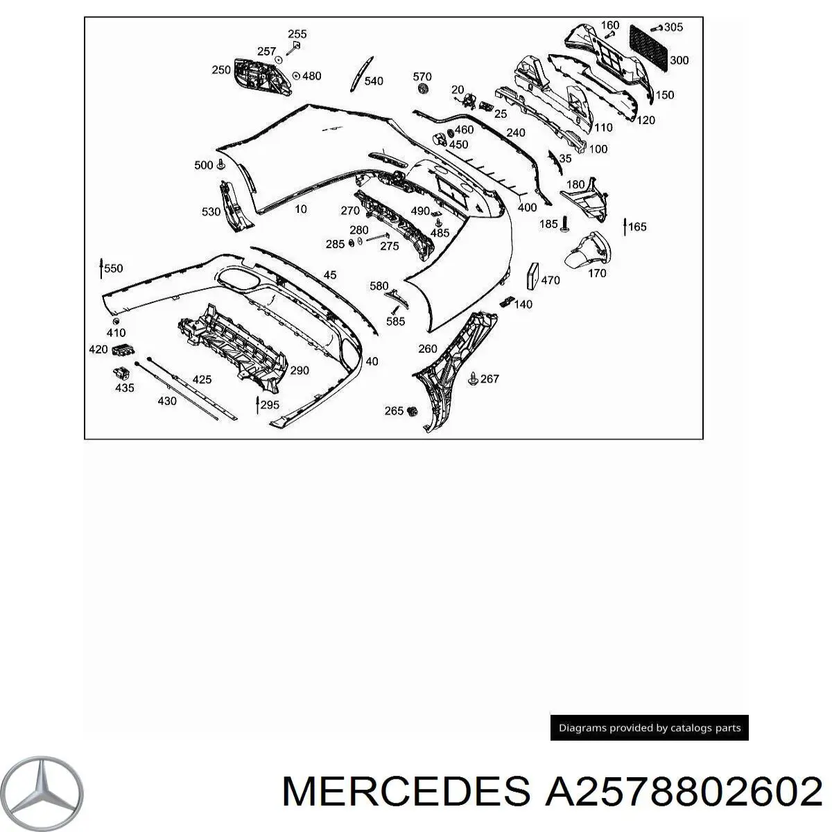 A2578802602 Mercedes