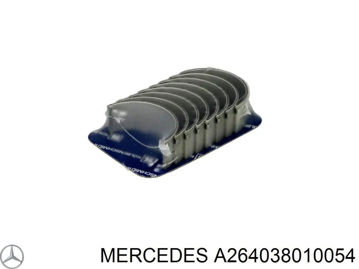 Juego de cojinetes de biela, sobremedida (+1,00 mm) Mercedes A264038010054 precio, desde 17,97 EUR