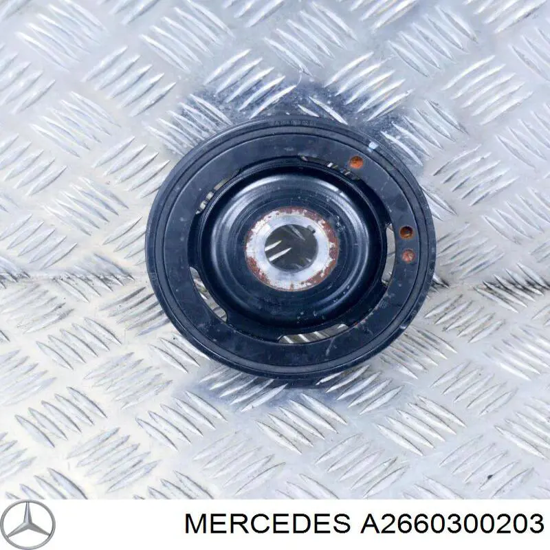 A2660300203 Mercedes polea, cigüeñal