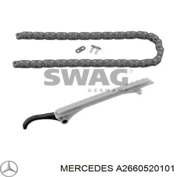 Piñón cadena distribución para Mercedes A (W169)