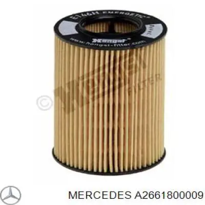 Filtro de aceite Mercedes A2661800009 precio, desde 5,20 EUR