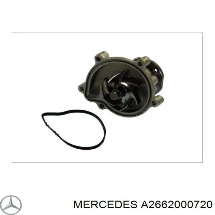 A2662000720 Mercedes Bomba refrigerante coche