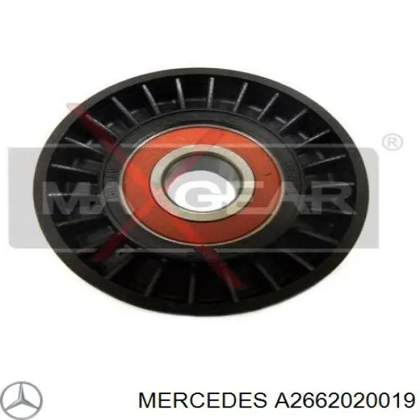 Polea inversión/guía, correa auxiliar servicios Mercedes A2662020019 precio, desde 9,52 EUR