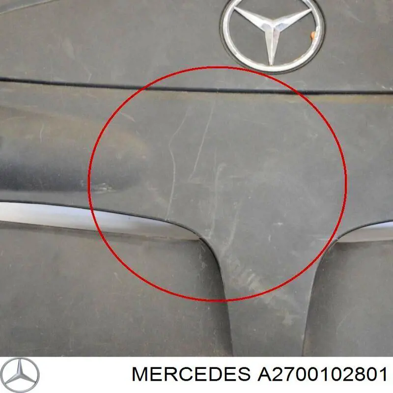 Tapa motor A2700102801 Mercedes
