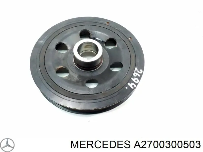 Polea de cigüeñal 175584 Febi