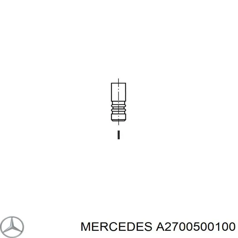 Válvula de escape Mercedes A2700500100 precio, desde 16,64 EUR