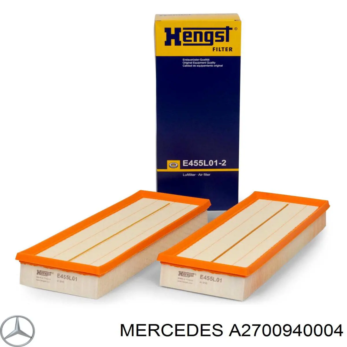 A2700940004 Mercedes Filtro de aire de motor