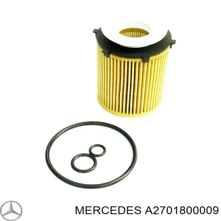 Filtro de aceite A2701800009 Mercedes